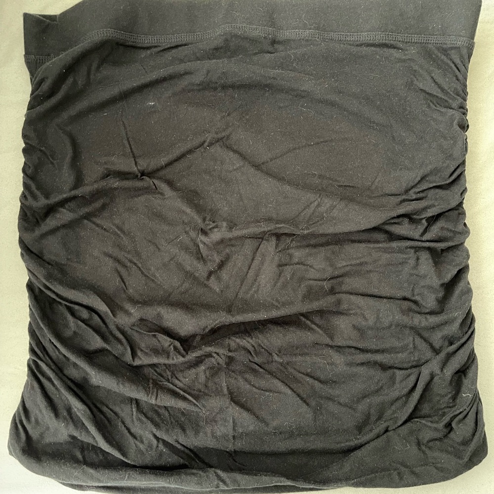 GAP Classic Ruched Black Skirt